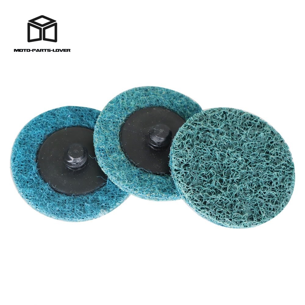 Fine Surface Conditioning Discs Roll Lock Grinder Sanding Pads 50Pcs 2" Disc