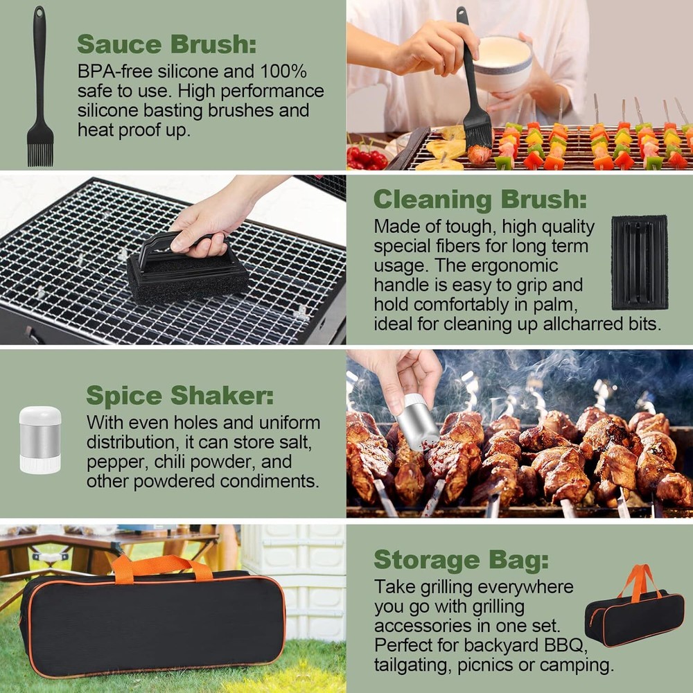 35PCS Griddle Accessory Kit, Specialized Flat Bottom Griddle Accessory Kit