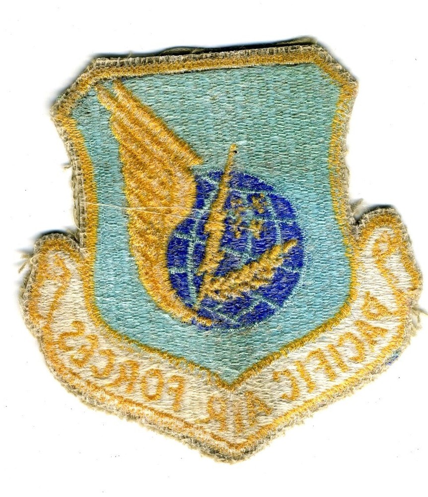 Vintage USAF PACIFIC AIR FORCES Patch PACAF 3" X 3"