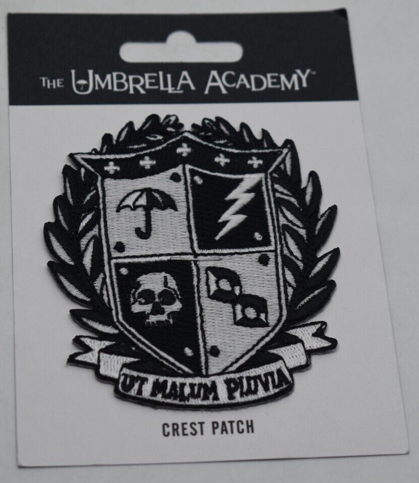 Dark Horse Comics Umbrella Academy CREST Logo Embroidered Patch Official WOW
