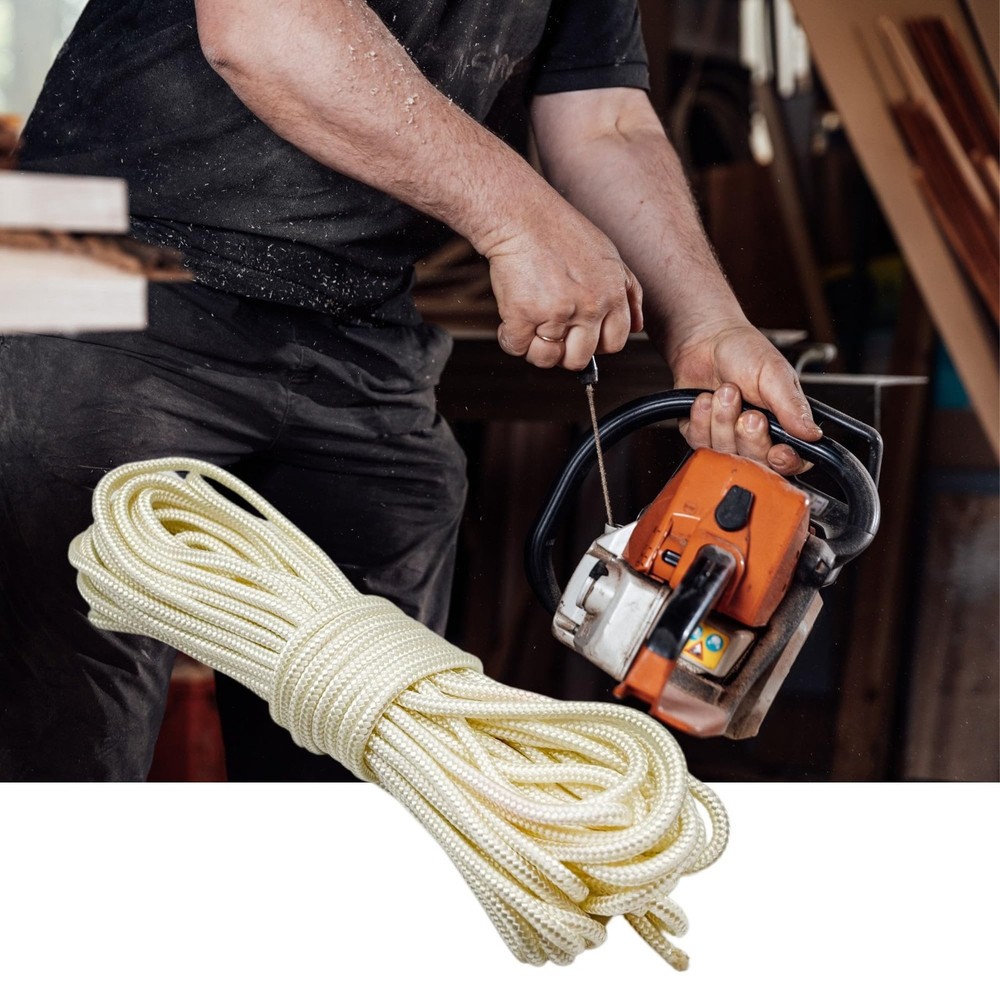 4mm Pull Cord Starter Rope 12M Recoil String for Chainsaw Trimmer Edger Weed ...
