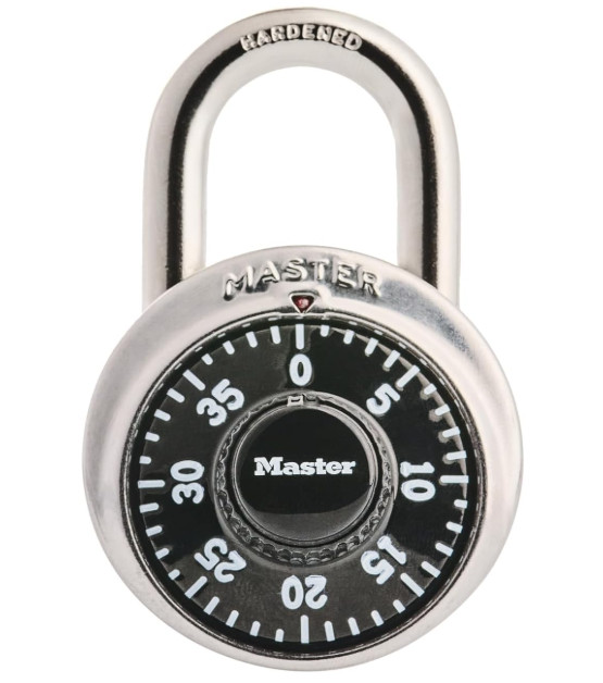 Master Lock Combination Padlock Dial Padlock Silver SHIPS FREE   VOLUME DISCOUNT
