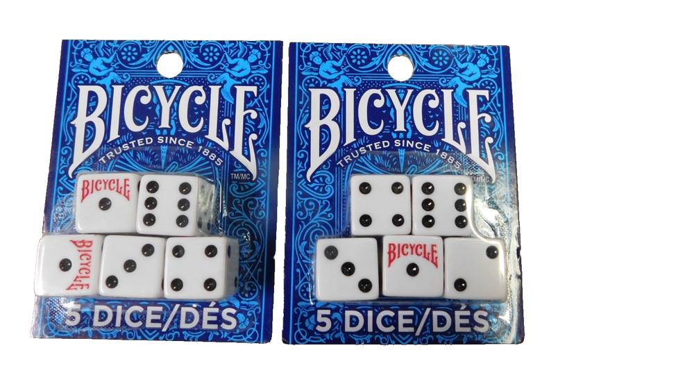 Bicycle 5 Count Dice-2 Pack