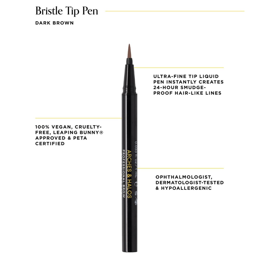 Arches & Halos Microblading Brow Shaping Pen - Fuller, More Defined Brow -