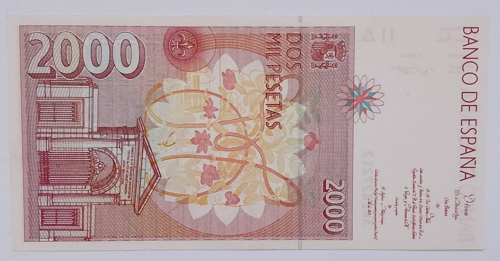 Spain: 2000 Pesetas 1992 P#164 Unc