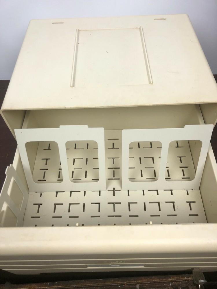 ACCO Floppy Disk Locking Storage Box w/ Keys