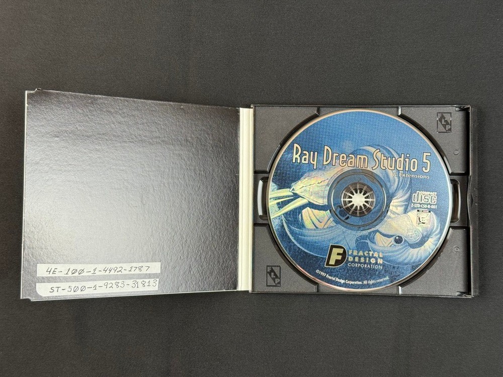 1997 Vintage Software for Mac & PC ~ Ray Dream Studio 5 3D Design