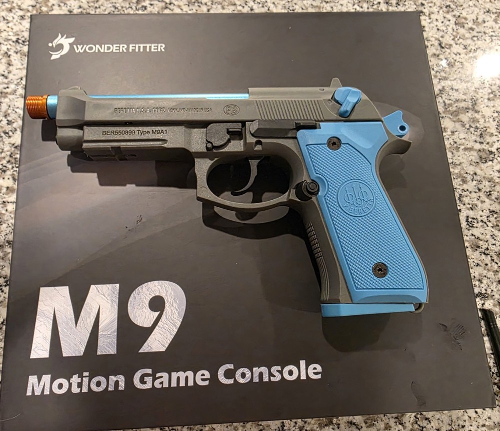 Wonder Fitter M9 Motion Game Controller for Meta Quest 2/3/3s Bluetooth USB