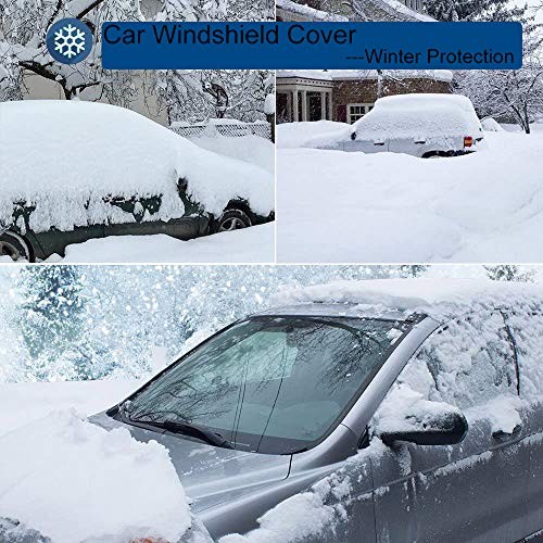 Beicarin Car Windshield Cover, Heavy Duty Thick Protective Windscreen Model C