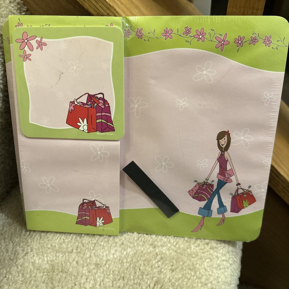 Shopping-Themed Notepad with Mouse Pad New