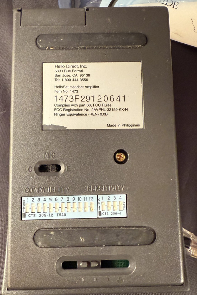 Hello Direct Pro headset amplifier 1473
