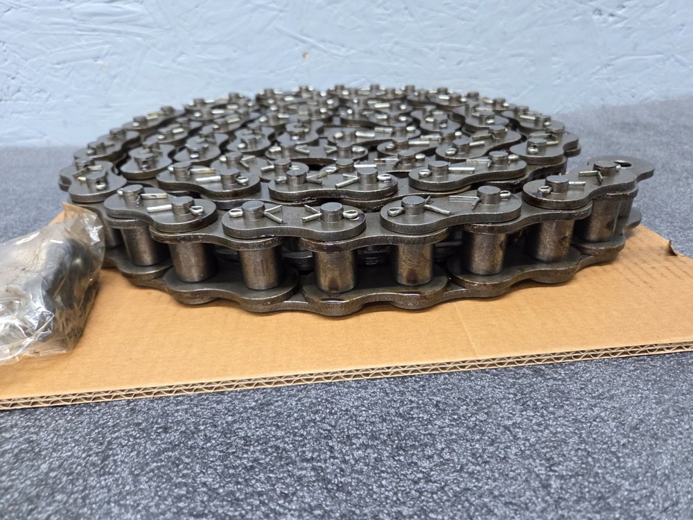 Renold 120 Cotter Roller Chain 10ft, 1.5" Pitch, Connecting Link