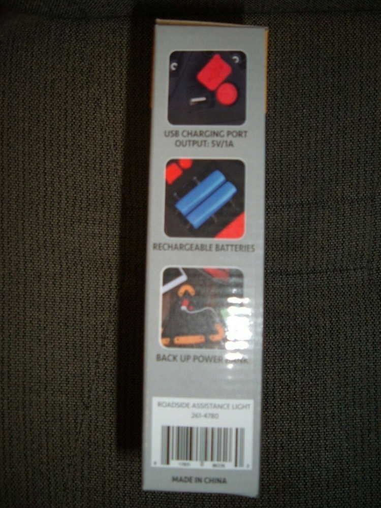 Roadside Assistance Light & Backup Power Bank - New in Box