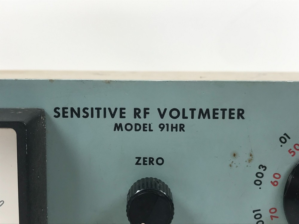 Boonton Electronics Corp. 91HR Sensitive RF Voltmeter