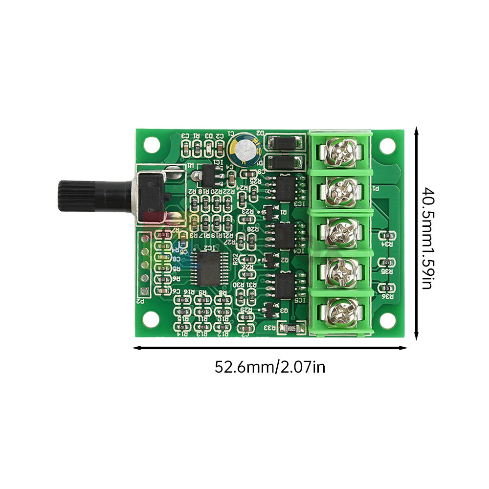 DC 3-phase Brushless Motor Speed Controller Motor Drive Control Board 6V12V24V
