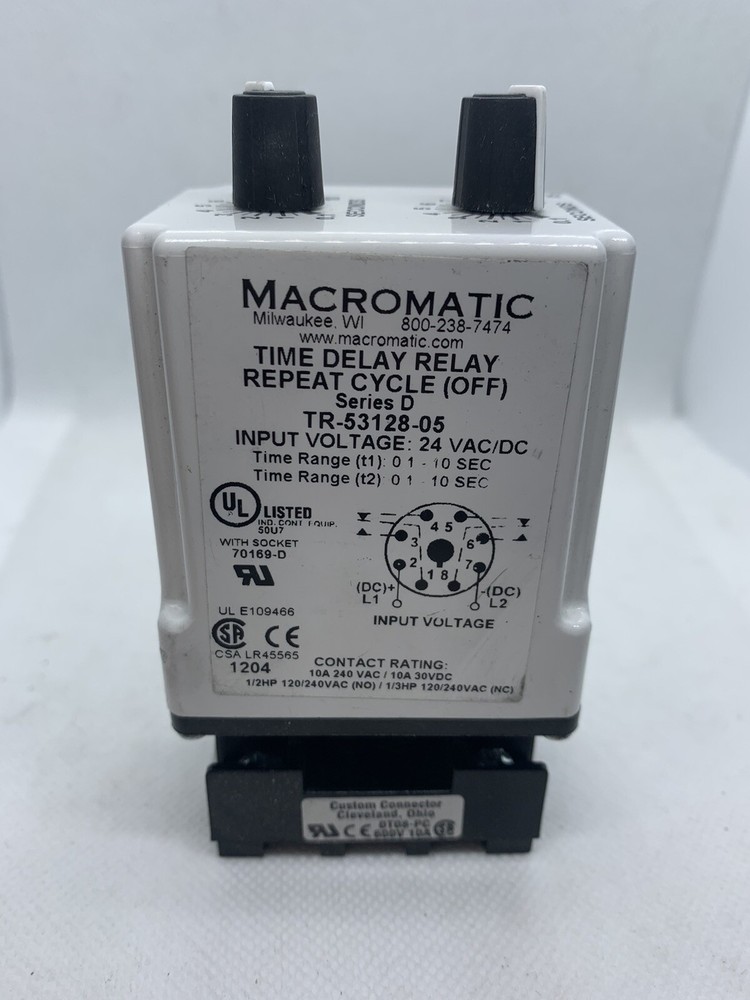 Macromatic TR-53128-05 Time Delay Relay