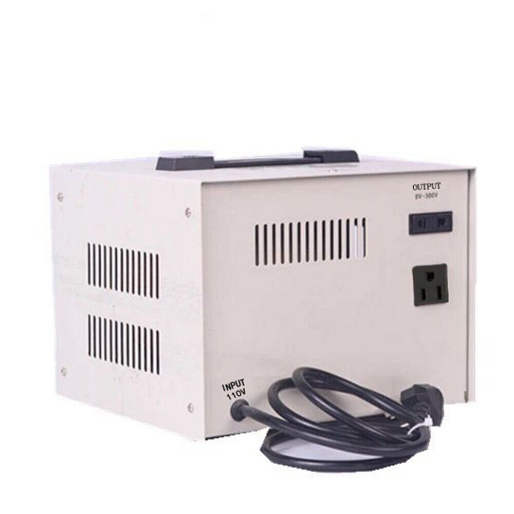 STG-1000W Variac Auto Transformer Variable Voltage Regulator Metered 0-300V