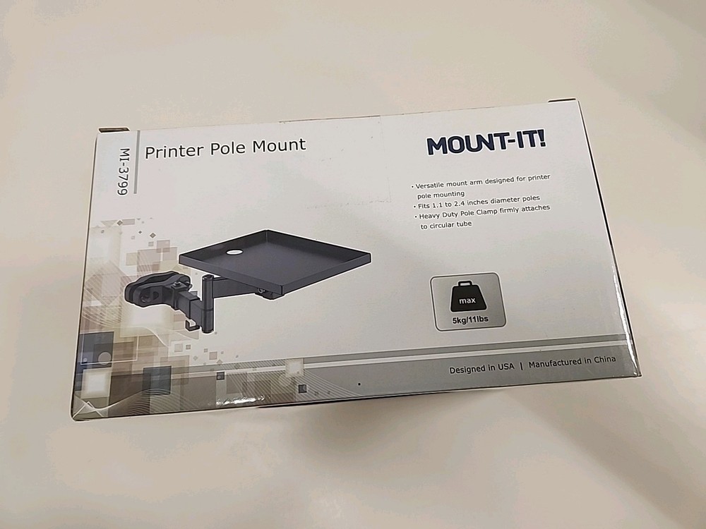Mount-It! Printer Pole Mount MI-3799 Heavy Duty