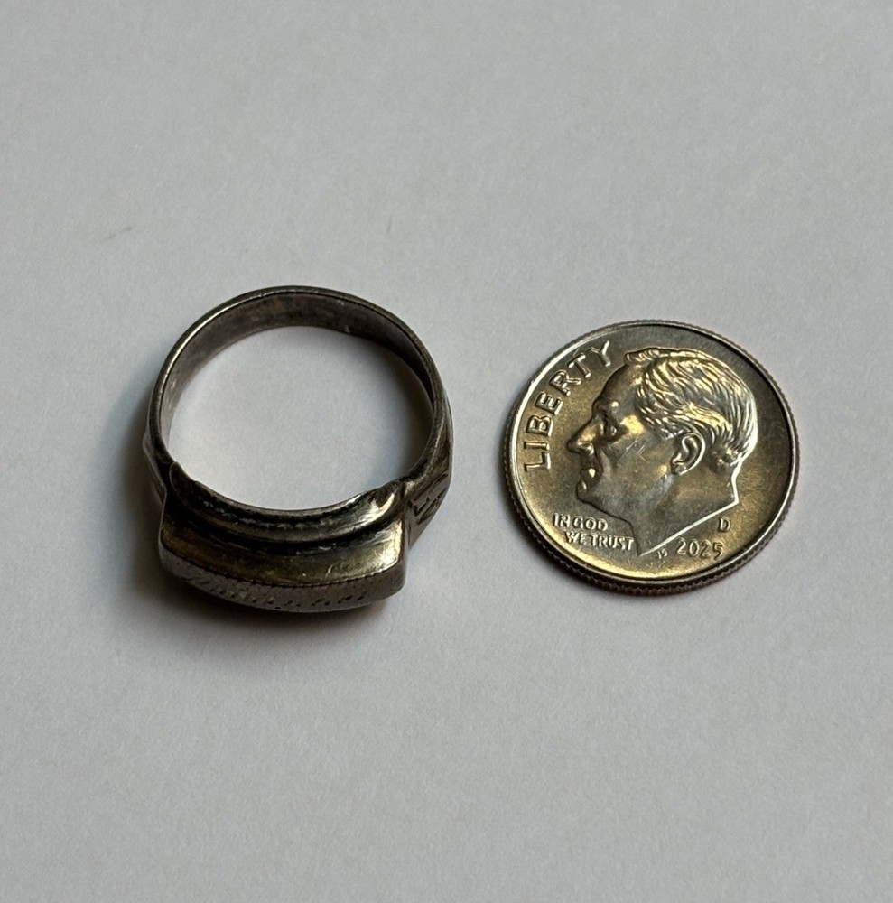 ORIGINAL WWII Philippines 1945 Engraved Ring