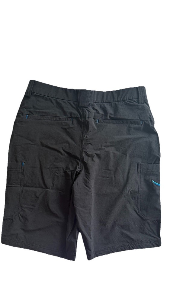 Luly Yang Amazon Shorts Men Medium 32-34 Cargo Uniform Stretch Black