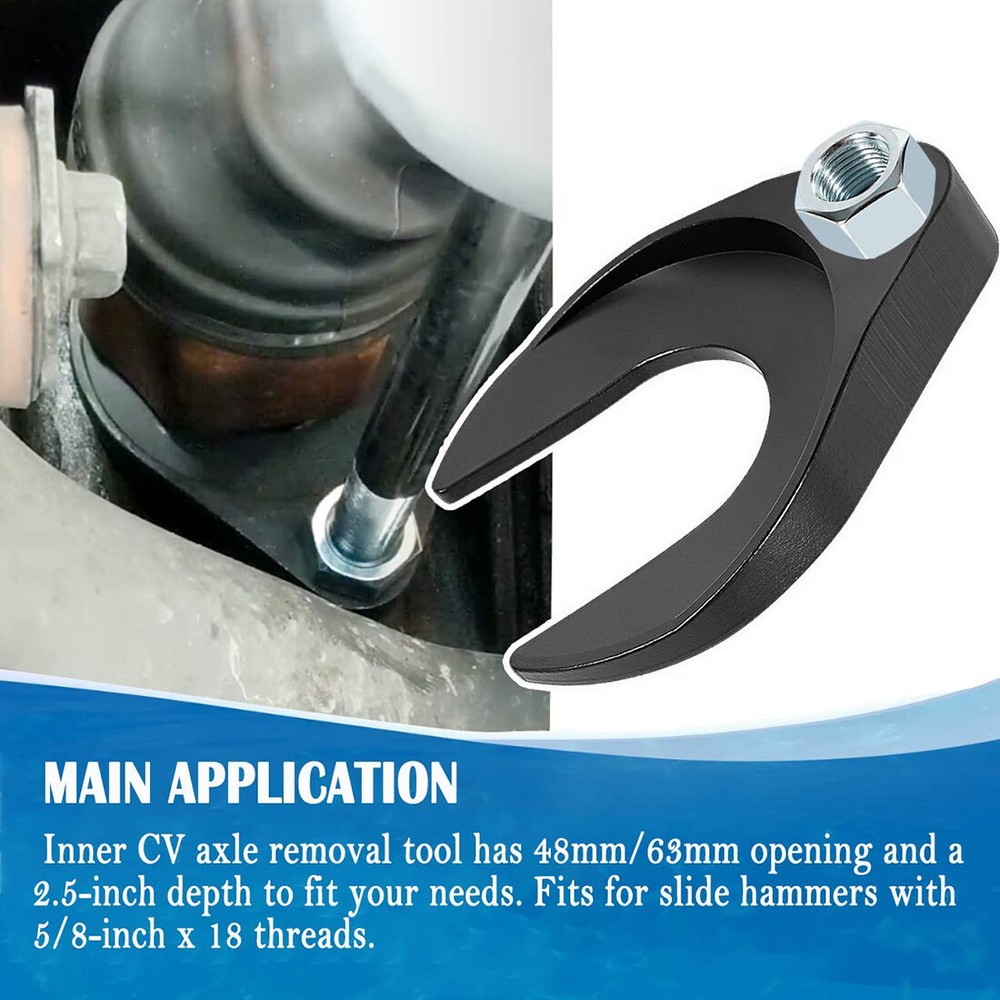 48mm Axle Removal Tool CV Joint Puller Slide Hammer Adapter Front Wheel Drive