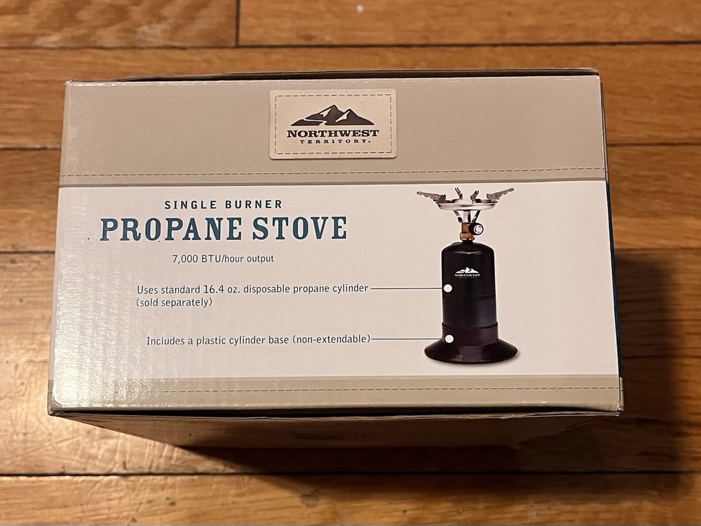 Northwest Territory Propane Stove Camping Portable Single Burner