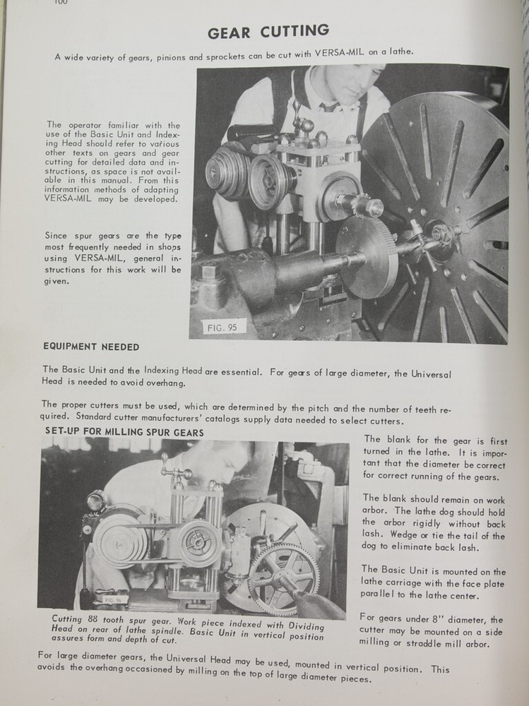 Dumore Versa Mill Operations, Machining, Set-ups Manual LONG VERSION (127 pages)