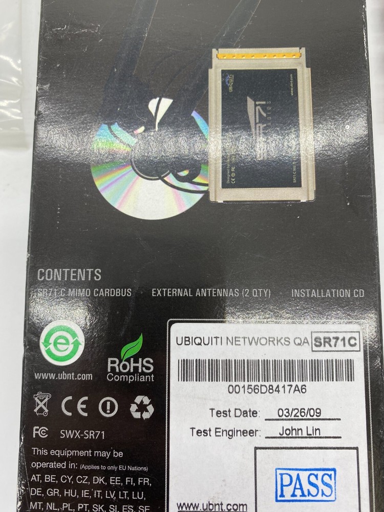 Ubiquiti Networks SR71-C Mimo Cardbus