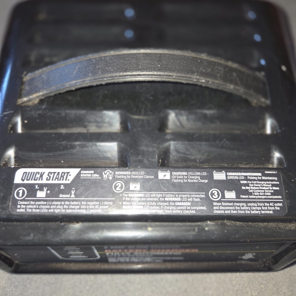Plus Start 6 Amp Fully Automatic Battery Charger 28.71228. Tested-working