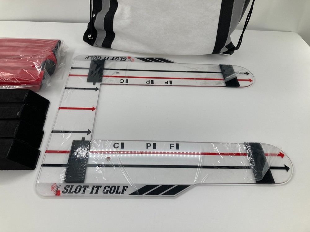 Slot It Golf Swing Trainer Training Adjustment Placement Teaching Aid Complete