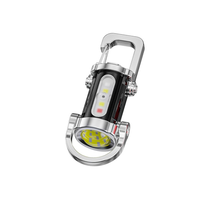 Portable LED Rechargeable Bright Mini Keychain Flashlight Pocket Flashlight New