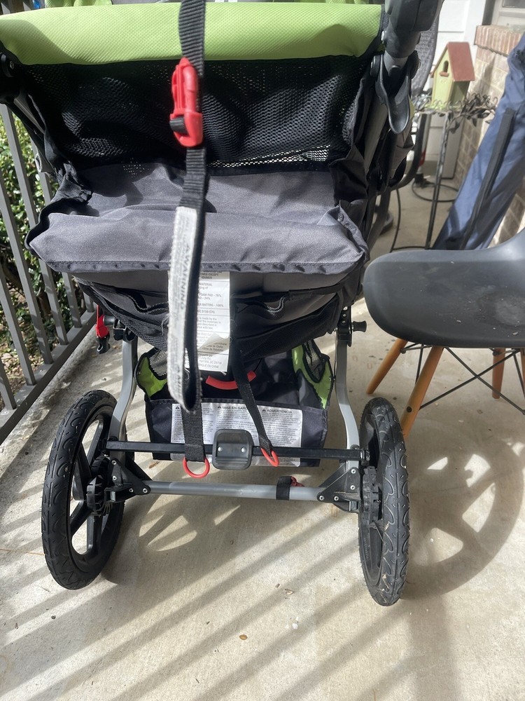 bob revolution stroller Single Green Gray