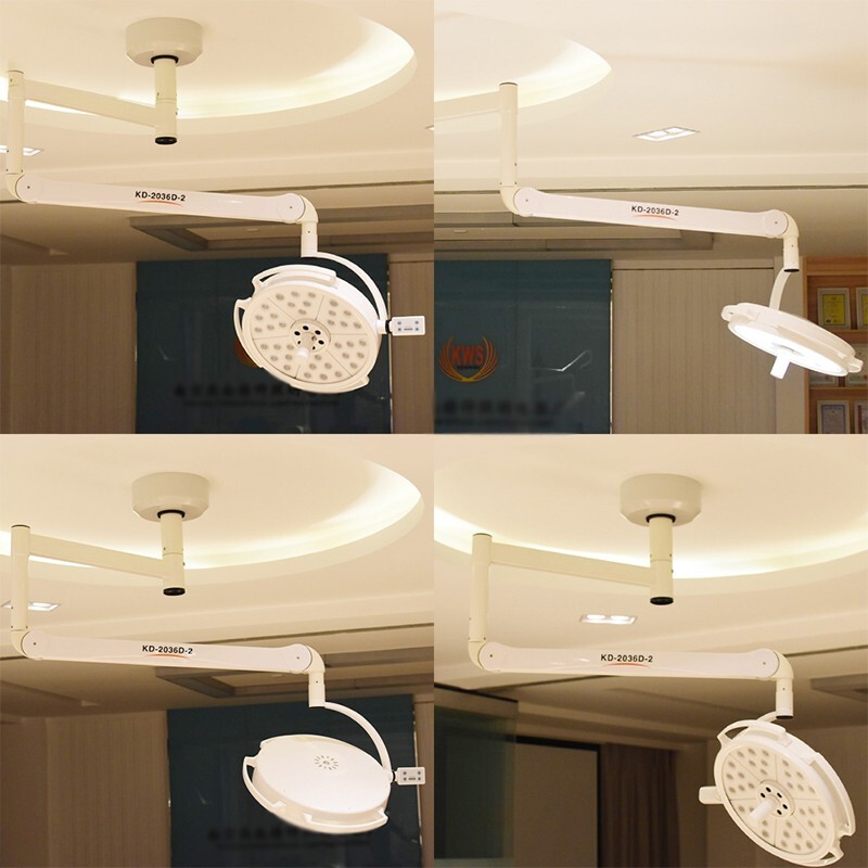 108W LED Dental Surgical Ceiling Mounted Shadowless Operation Light KD-2036D-2