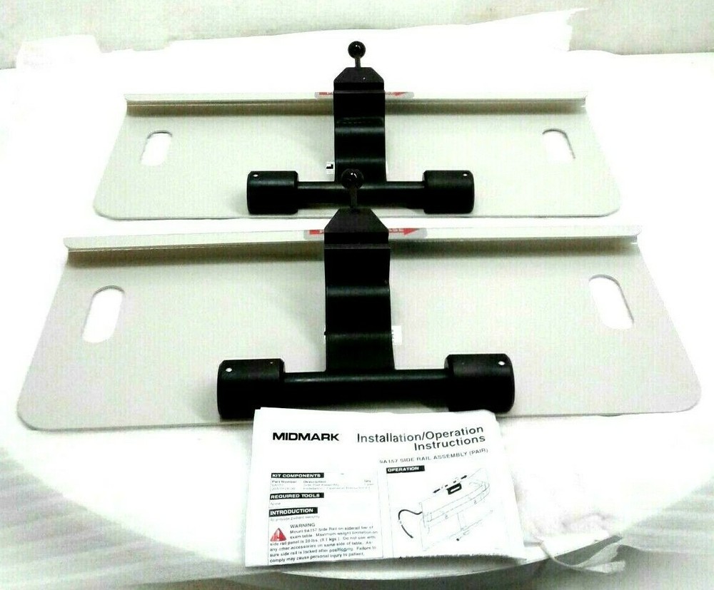 MIDMARK 9A157 SIDE RAIL ASSEMBLY (PAIR) 9A157003 V2360845
