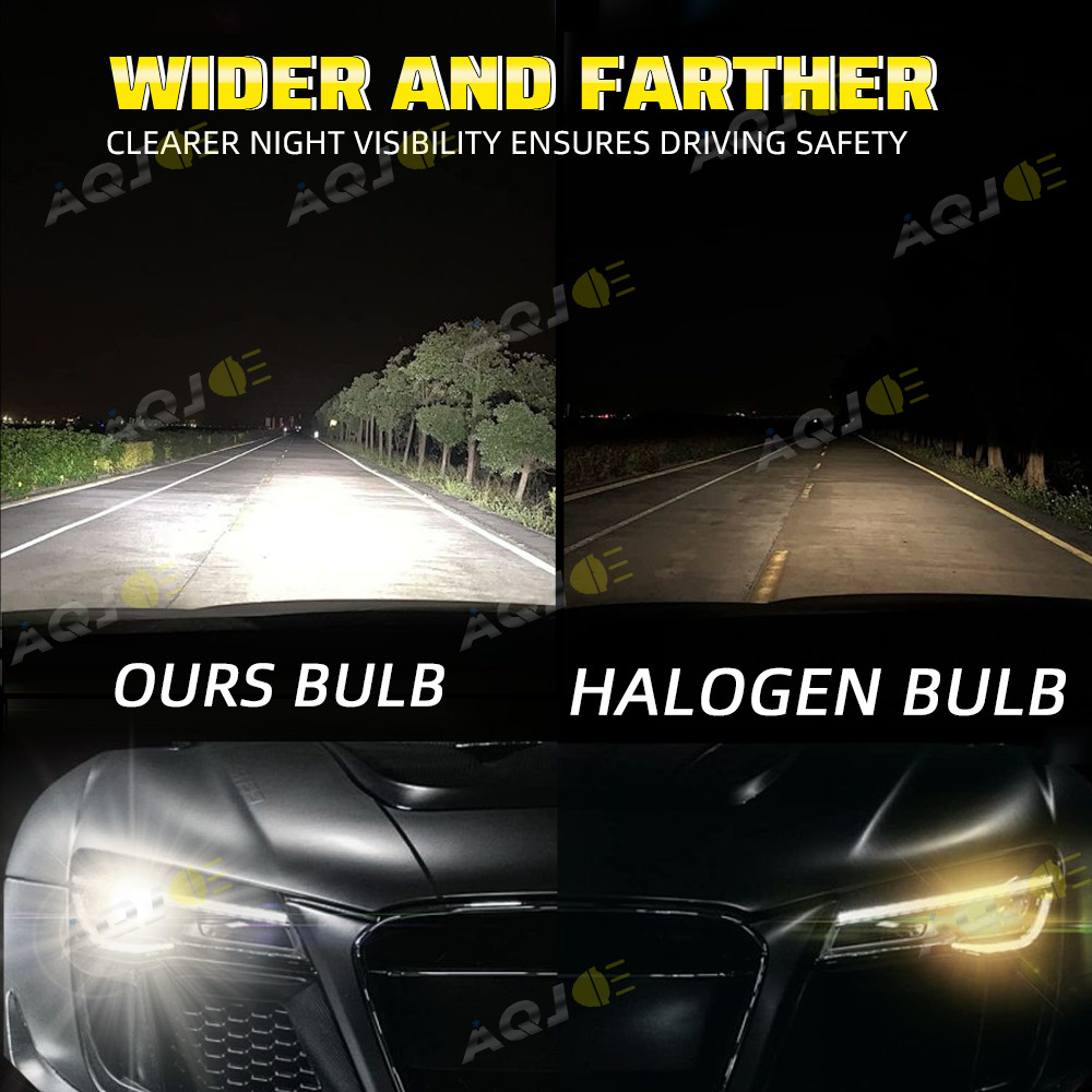 For Benz C350 C280 2006 2007 Combo LED Headlight High Low Beam+Fog Light Kit 6pc