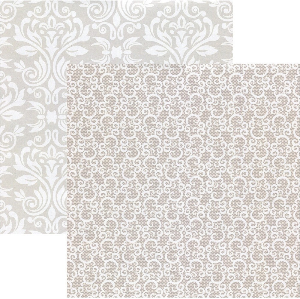 Wedding Bliss #3, scrapbook paper, Double-sided Ella & Viv - EAV389