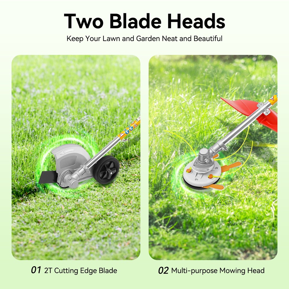 43 CC 2 Stroke Weed Trimmer Lawn Wacker Eater Weed Grass Trimming Machine