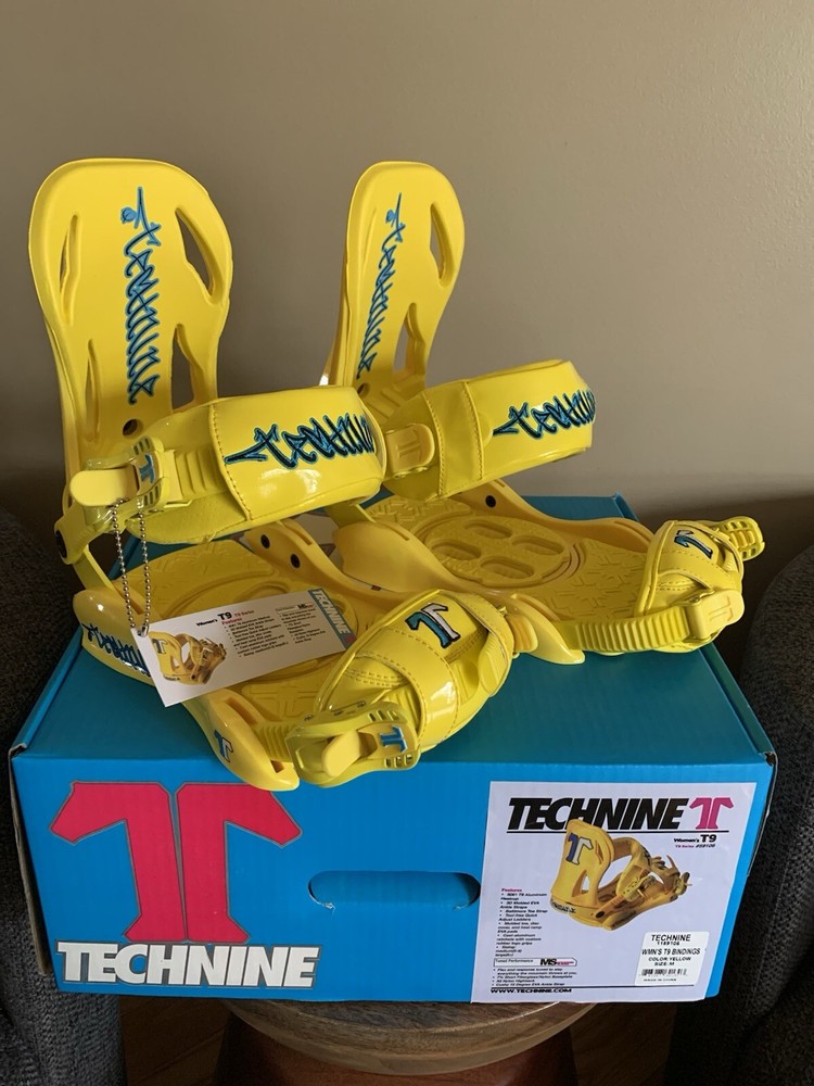 Technine Woman’s Snowboard Bindings New In Box Size Medium