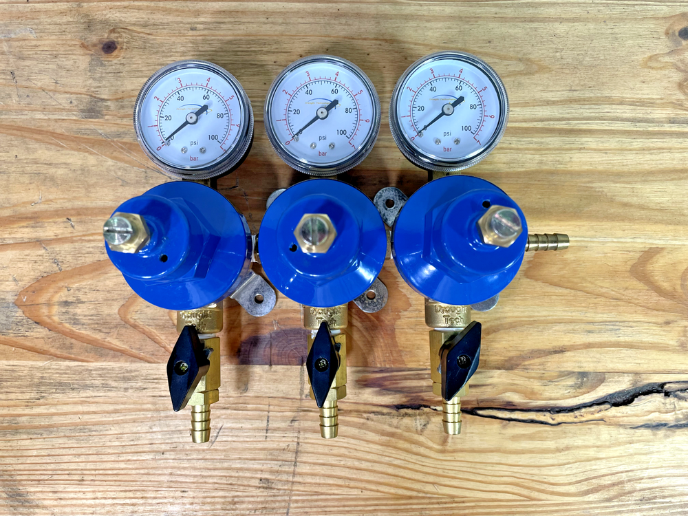 DTR1133 Set of 3 Draft Beer Co2 Regulators