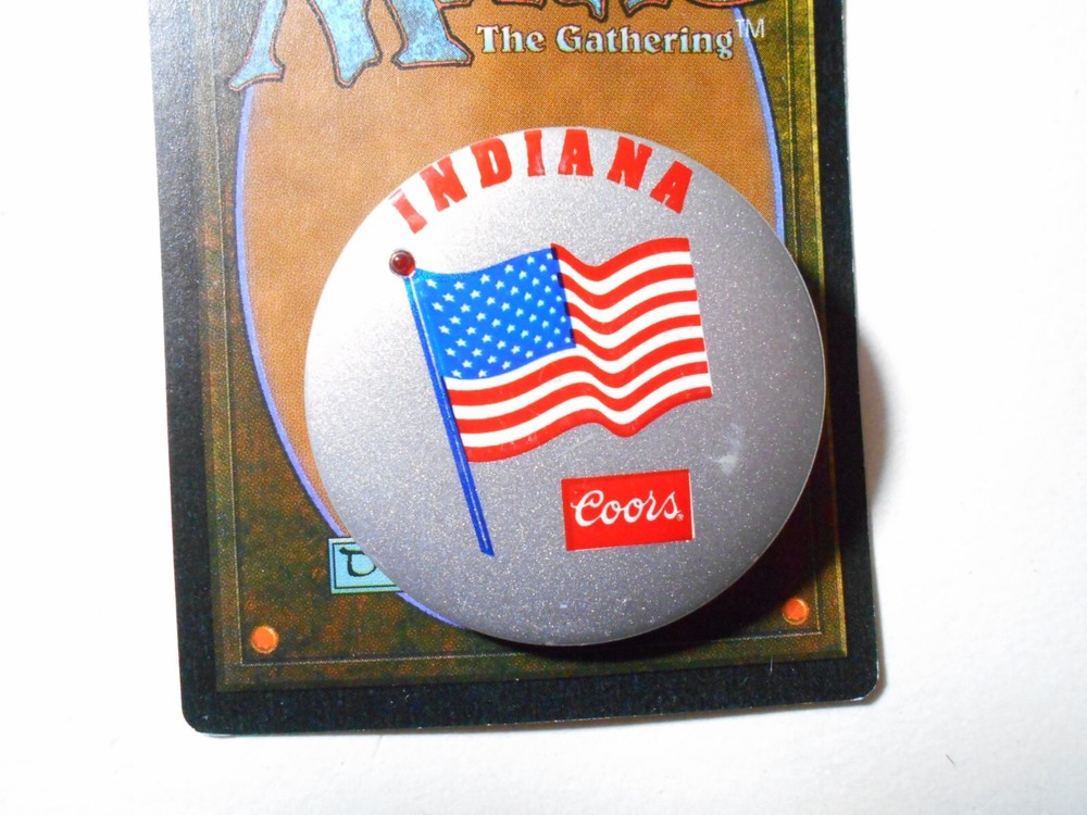 1-3/4" Coors Indiana beer litho pinback button