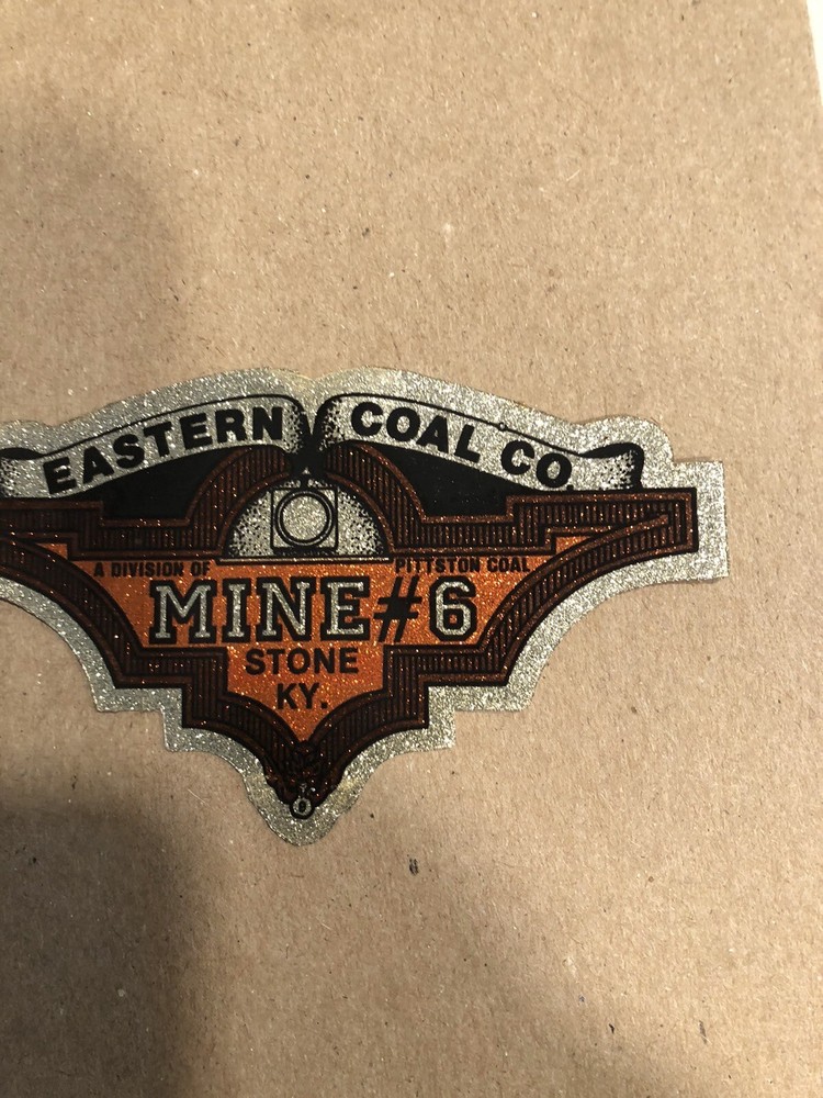 coal mining stickers nice older coal company  TL