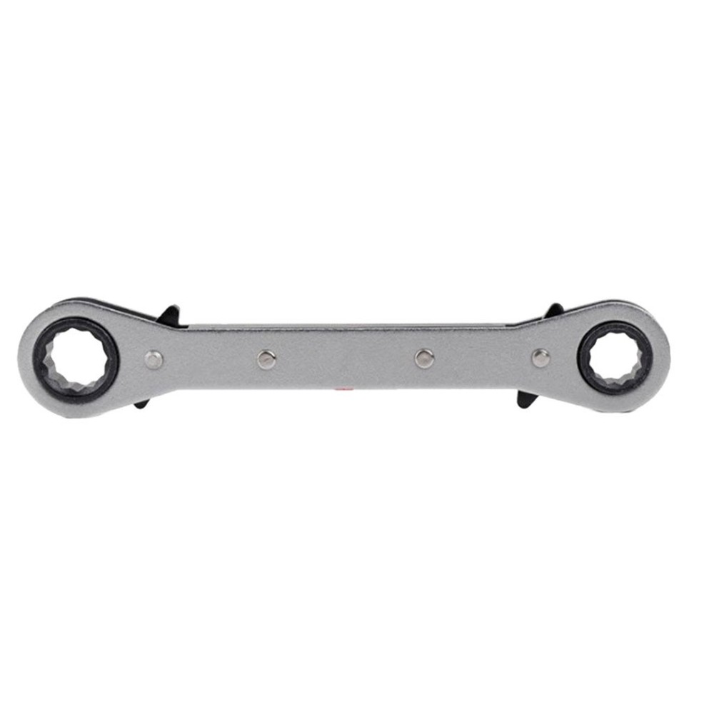 Steel Support Offset Ratchet Double Ring Box Wrench Spanner Metric