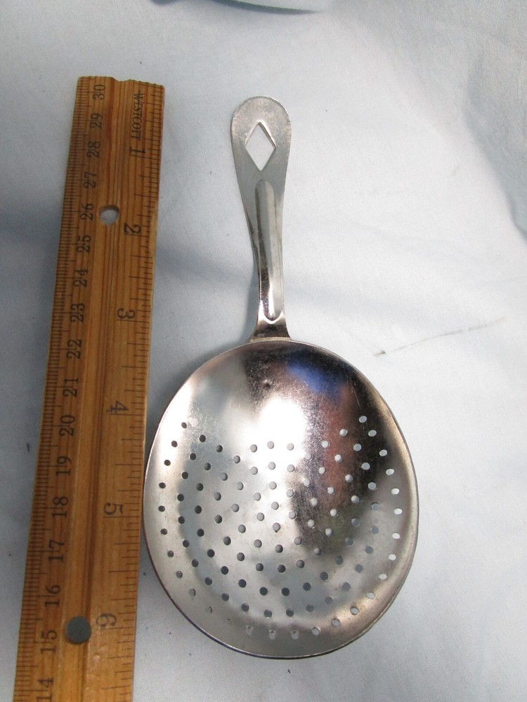 Professional Barware Stainless Steel Bar Julep Strainer