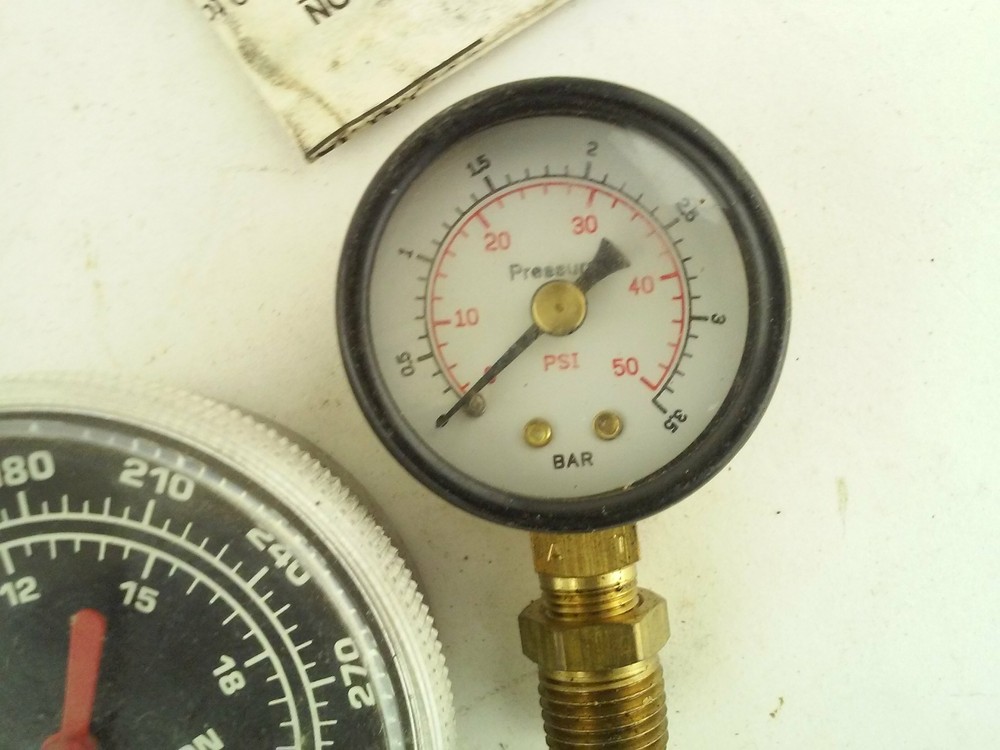 Automatic Transmission and Engine Oil Pressure Tester With Two Gages
