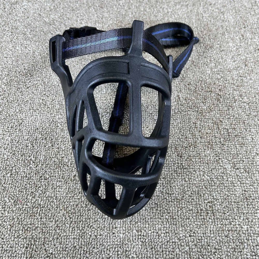 BARKLESS Dog Muzzle Basket Muzzle For Biting Chewing And Scavenging Black Large