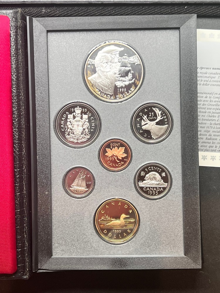 1995 Canada Proof Set -Hudson's Bay Double Dollar Set