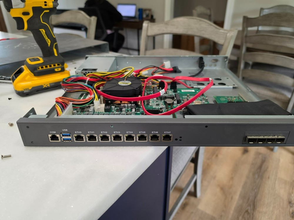 1U rackmount network security appliance