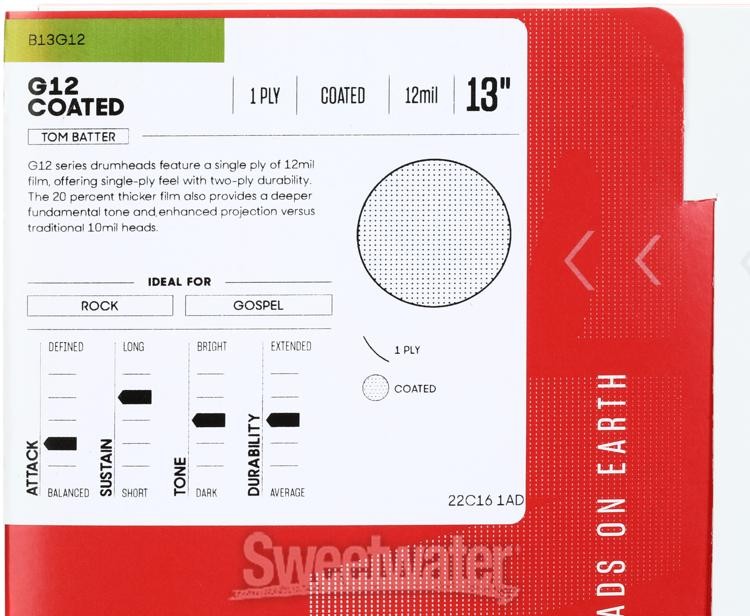 Evans G12 Coated Drumhead - 13"