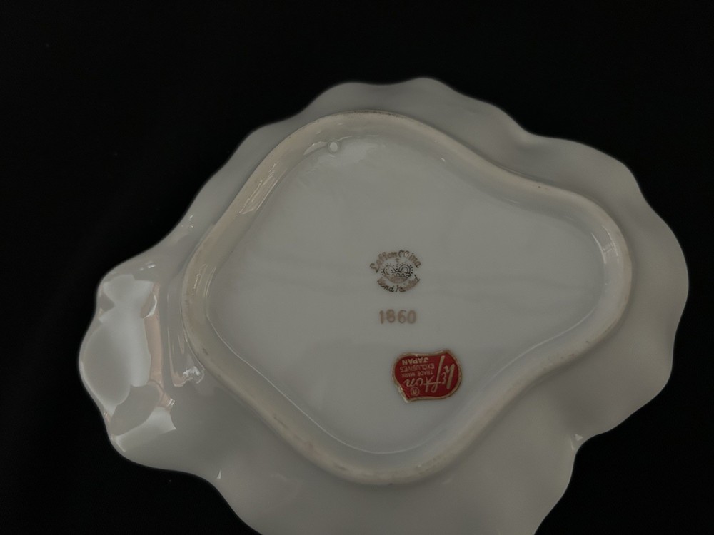 12-5 piece place setting Lefton China + accessories