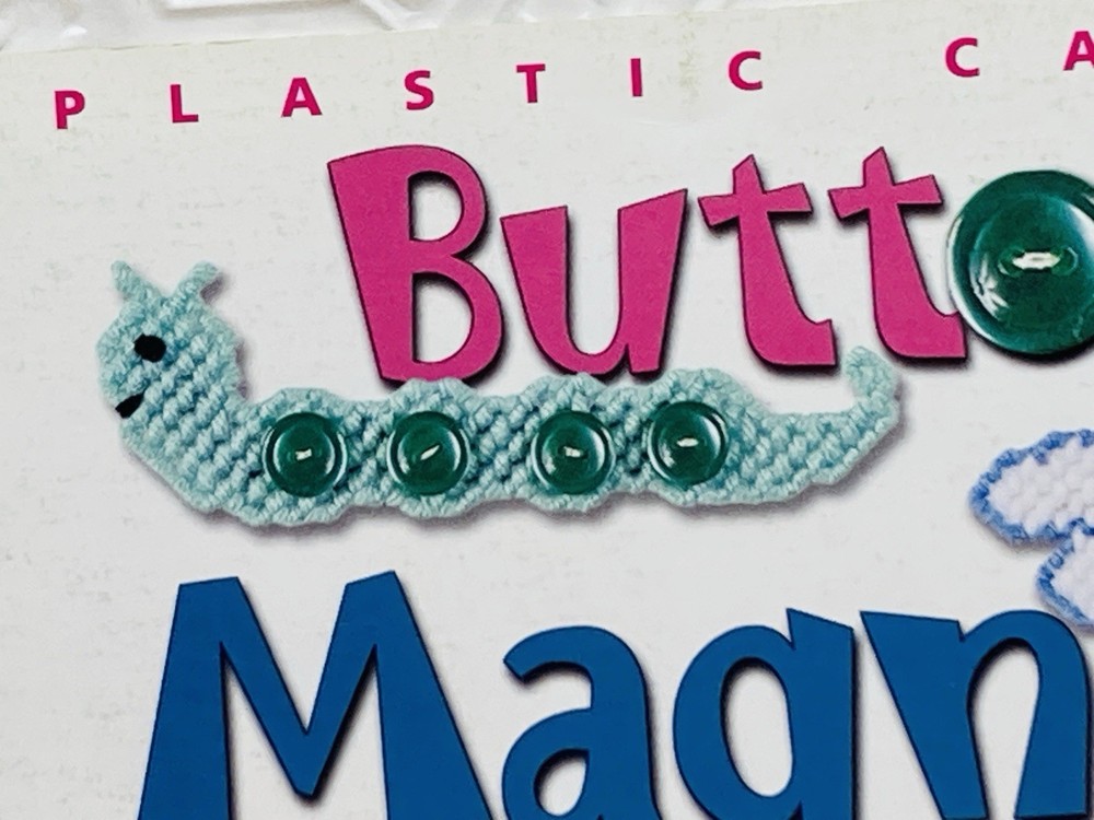 Button Magnets Plastic Canvas Patterns House of White Birches 36 Projects